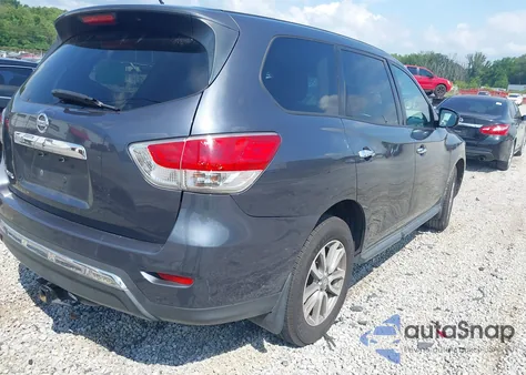 2014 Nissan Pathfinder S из США, поврежденный, VIN 5N1AR2MN6EC680435